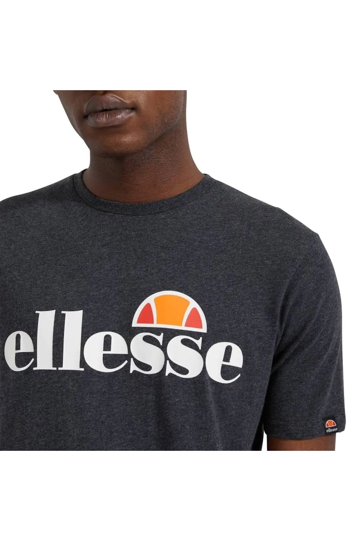 Ellesse  Herren T-Shirt SL PRADO TEE - Kurzarm, Crewneck, Rundhals, Logo-Print