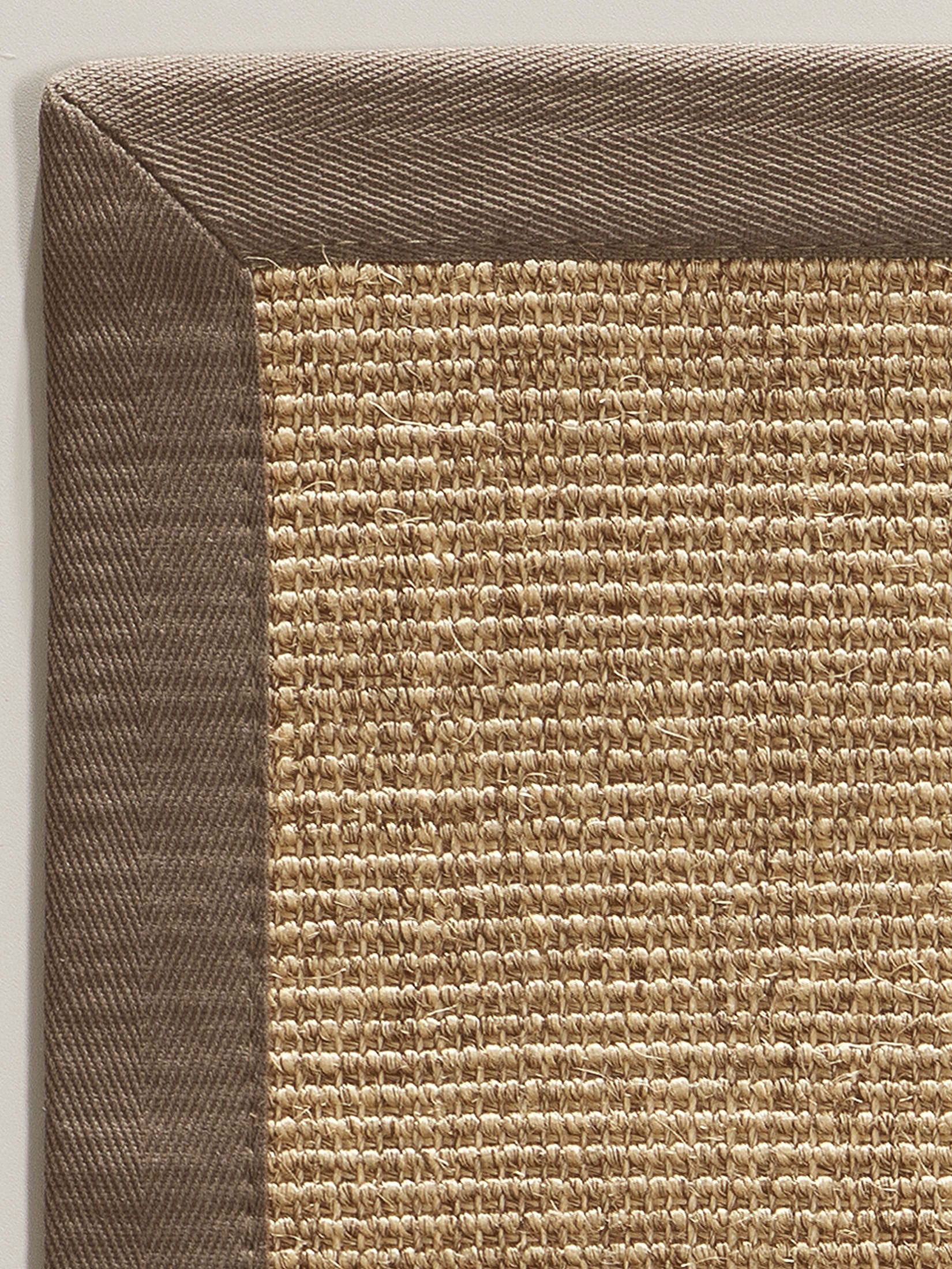 Aruba Colour Sisal-Teppich, Kiesel