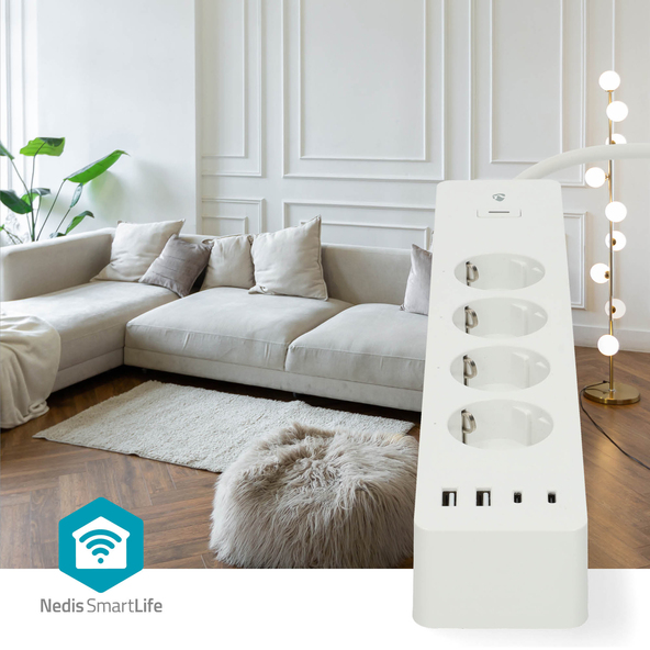 Mehrfachsteckdose mit USB A /-C, WIFIP313FWT, SmartLife