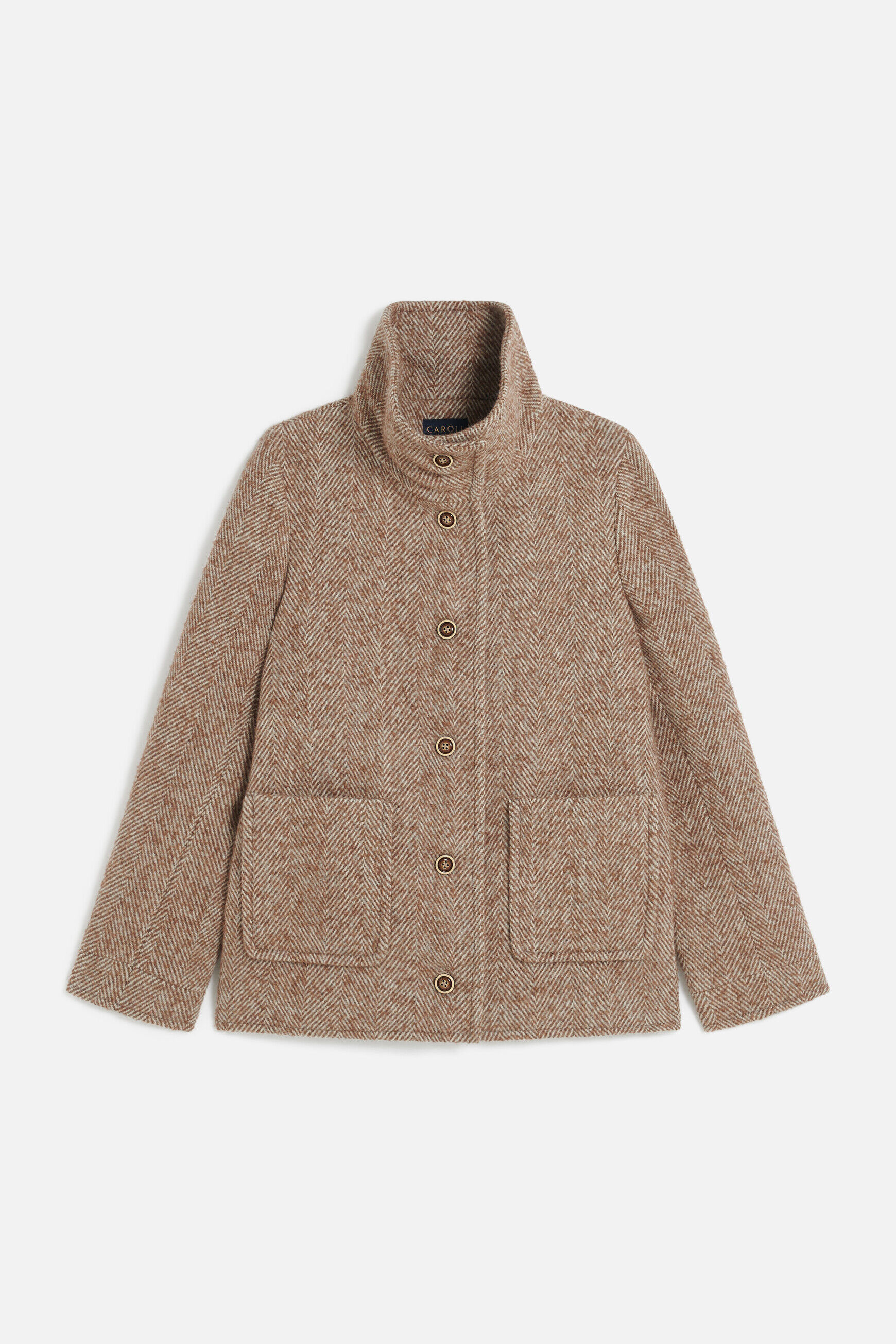 Manteau goa marron cognac femme