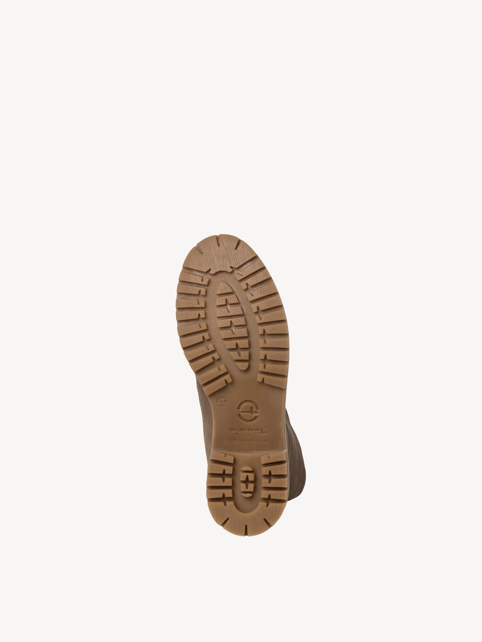 Bottine en cuir - beige doublure chaude