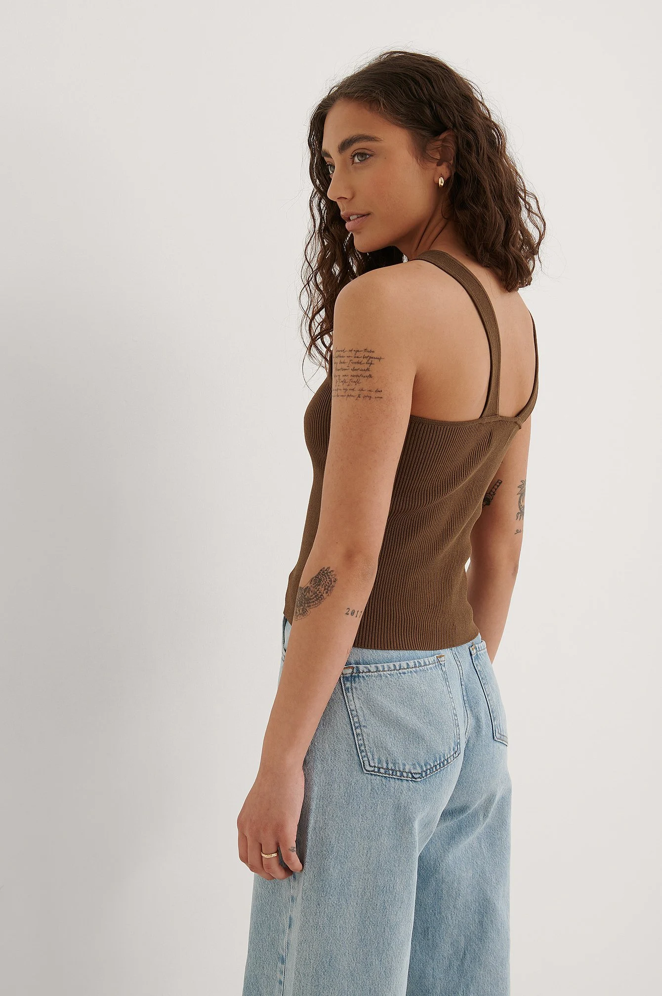 Asymmetrisches geripptes Top