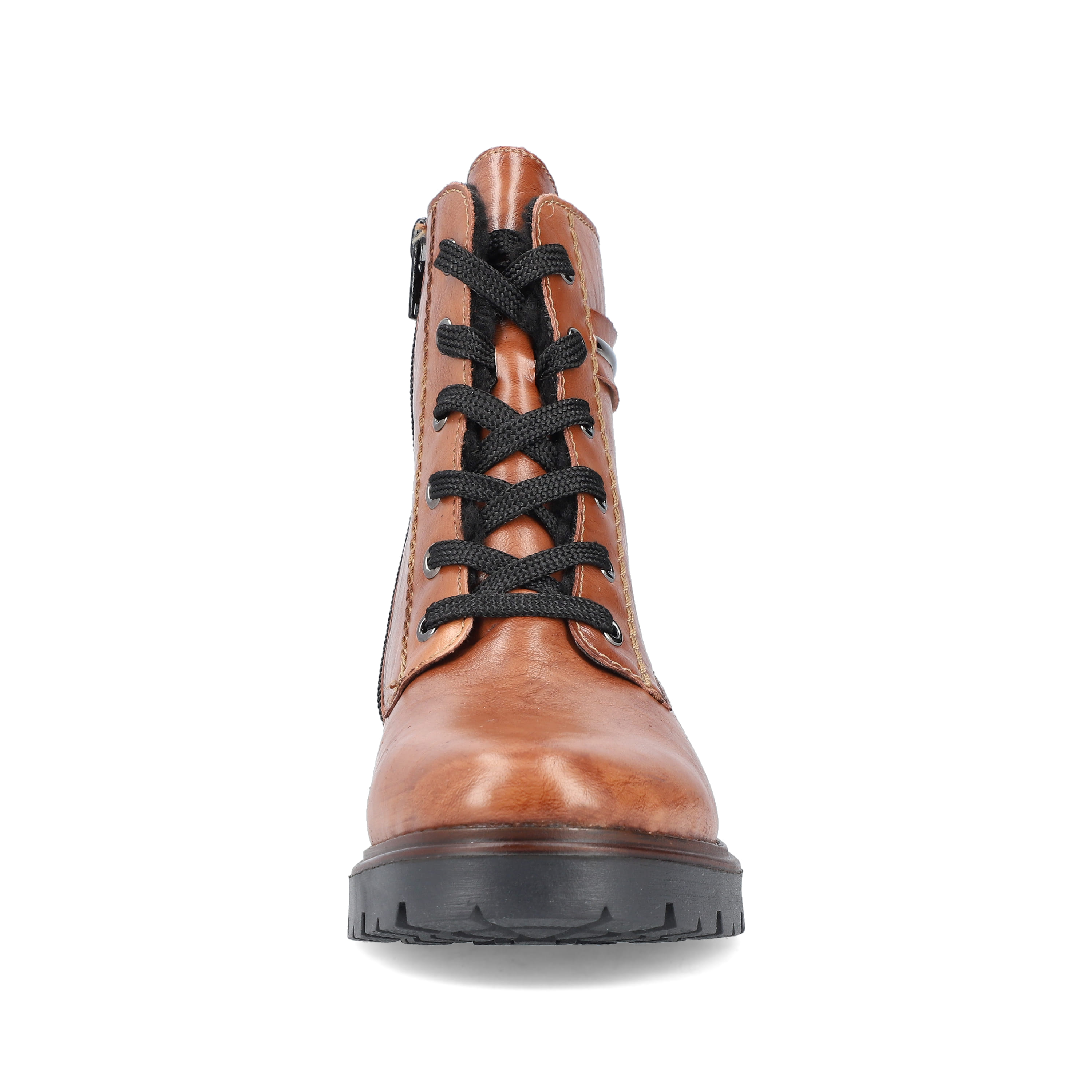 Rieker Damen Schnürstiefel kupferbraun