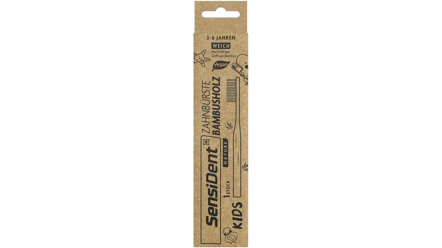 SensiDent Zahnbürste Bambusholz Kids