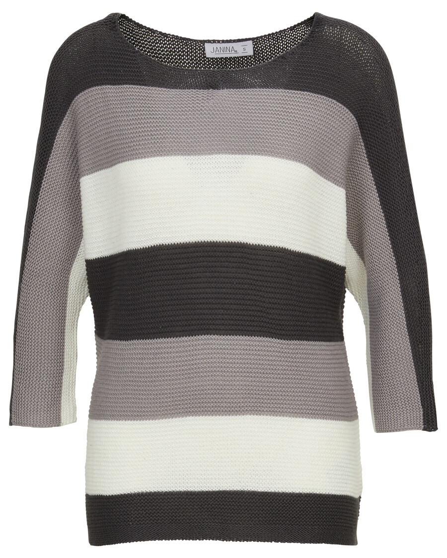 Gestreifter Strickpullover