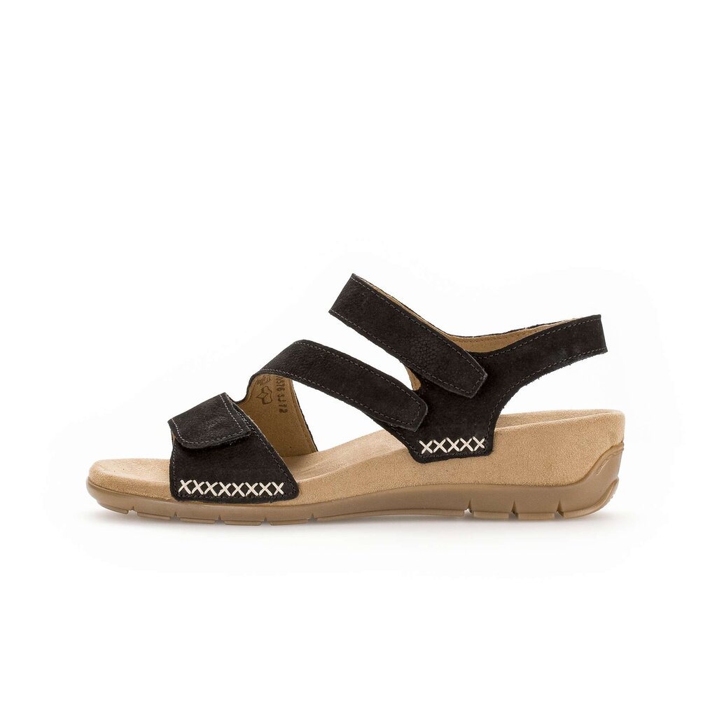 Gabor fashion Keilsandalette schwarz