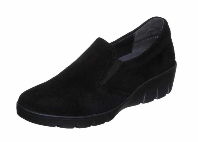 SEMLER Komfort Slipper schwarz