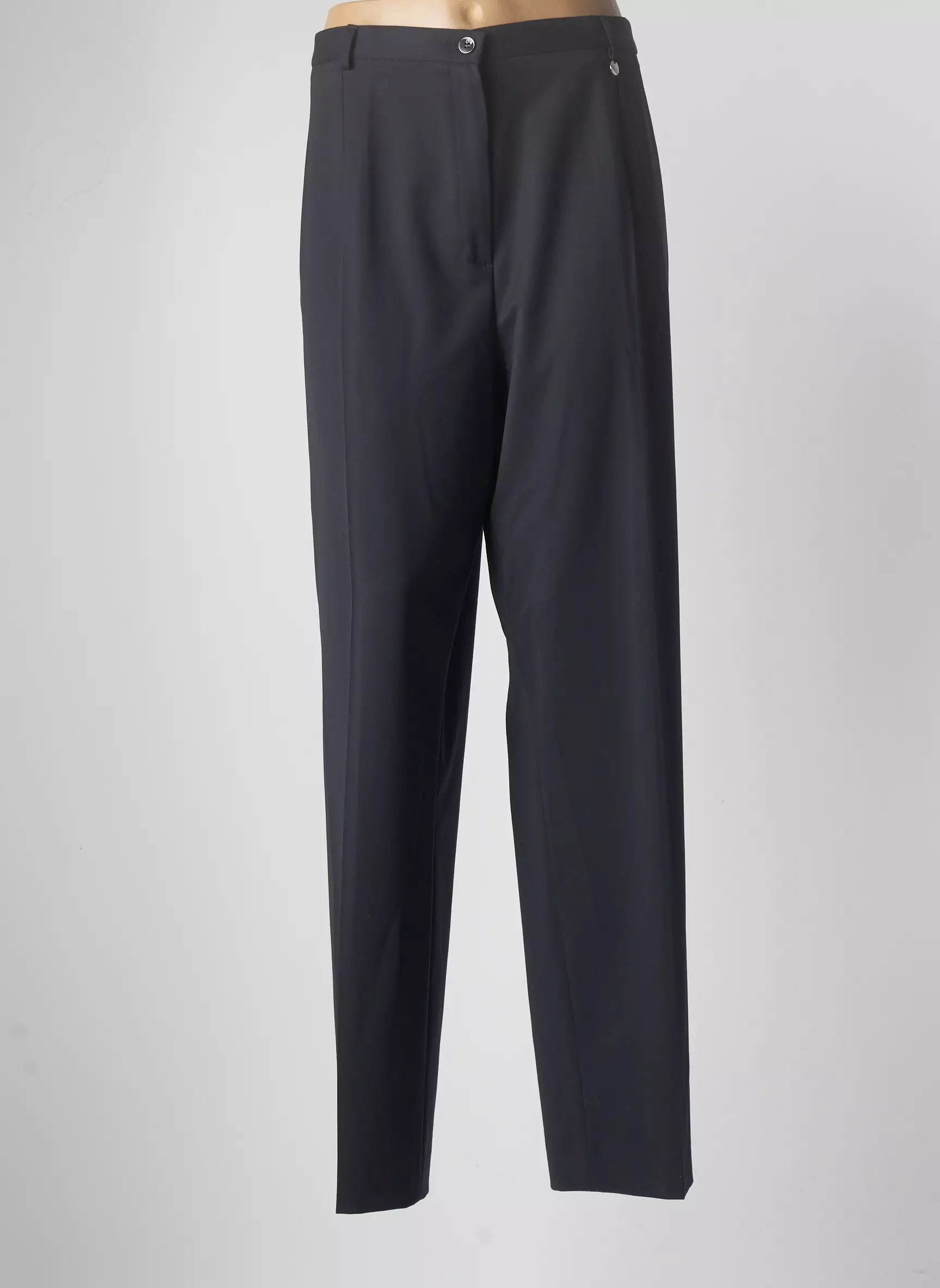Bruno Saint Hilaire Pantalons Droits Femme couleur bleu