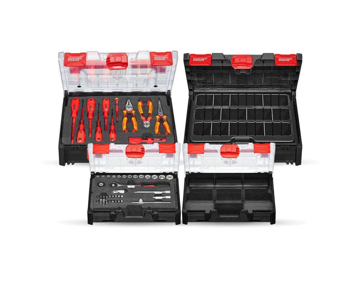 STRAUSSbox Werkzeug-Set Elektro Classic 1/4