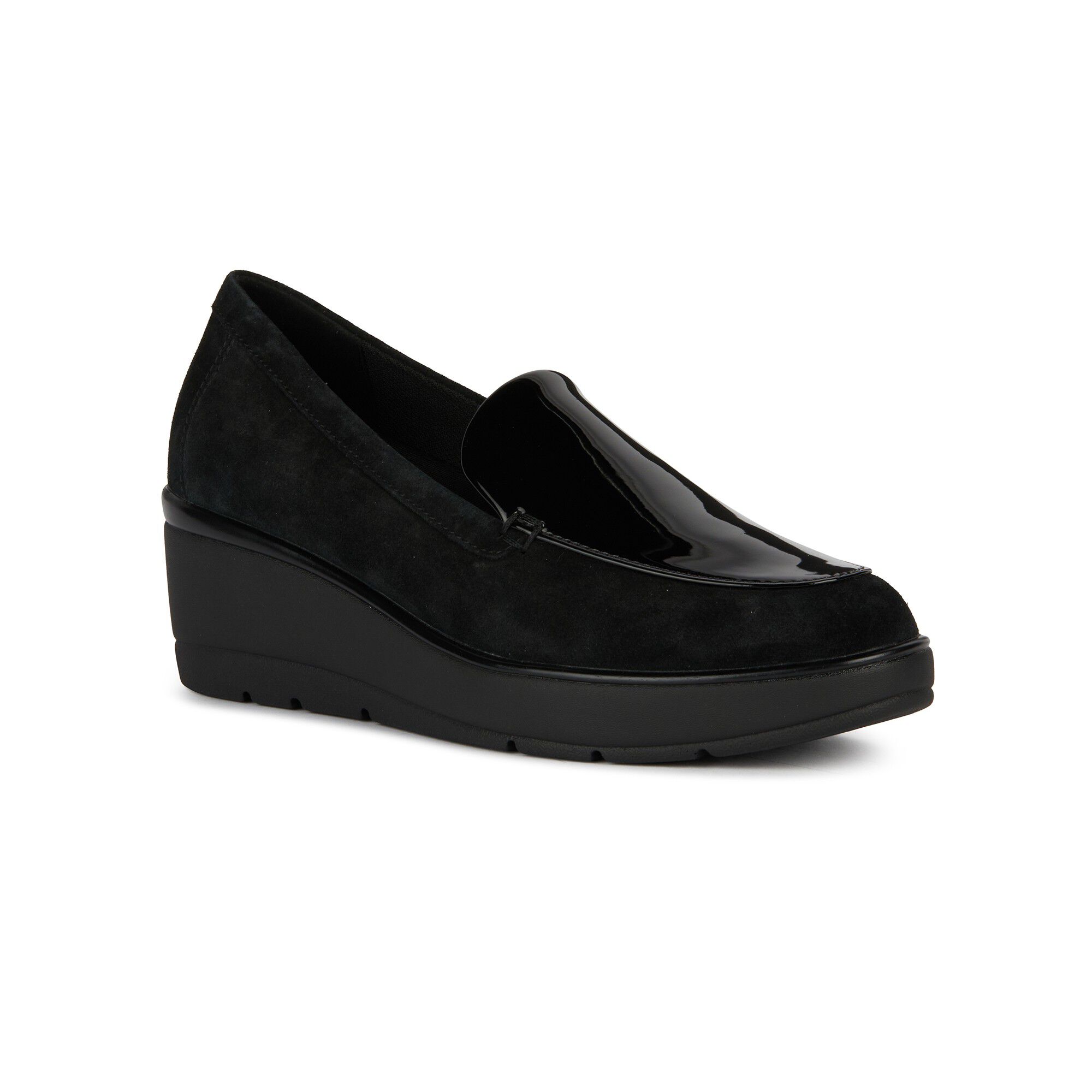 Mocassins compensés Ilde dessus cuir synthétique