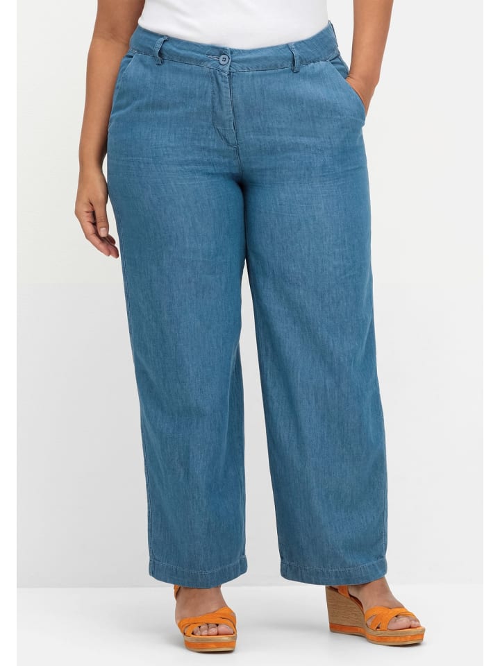 sheego Jeans-Culotte in blue Denim günstig kaufen