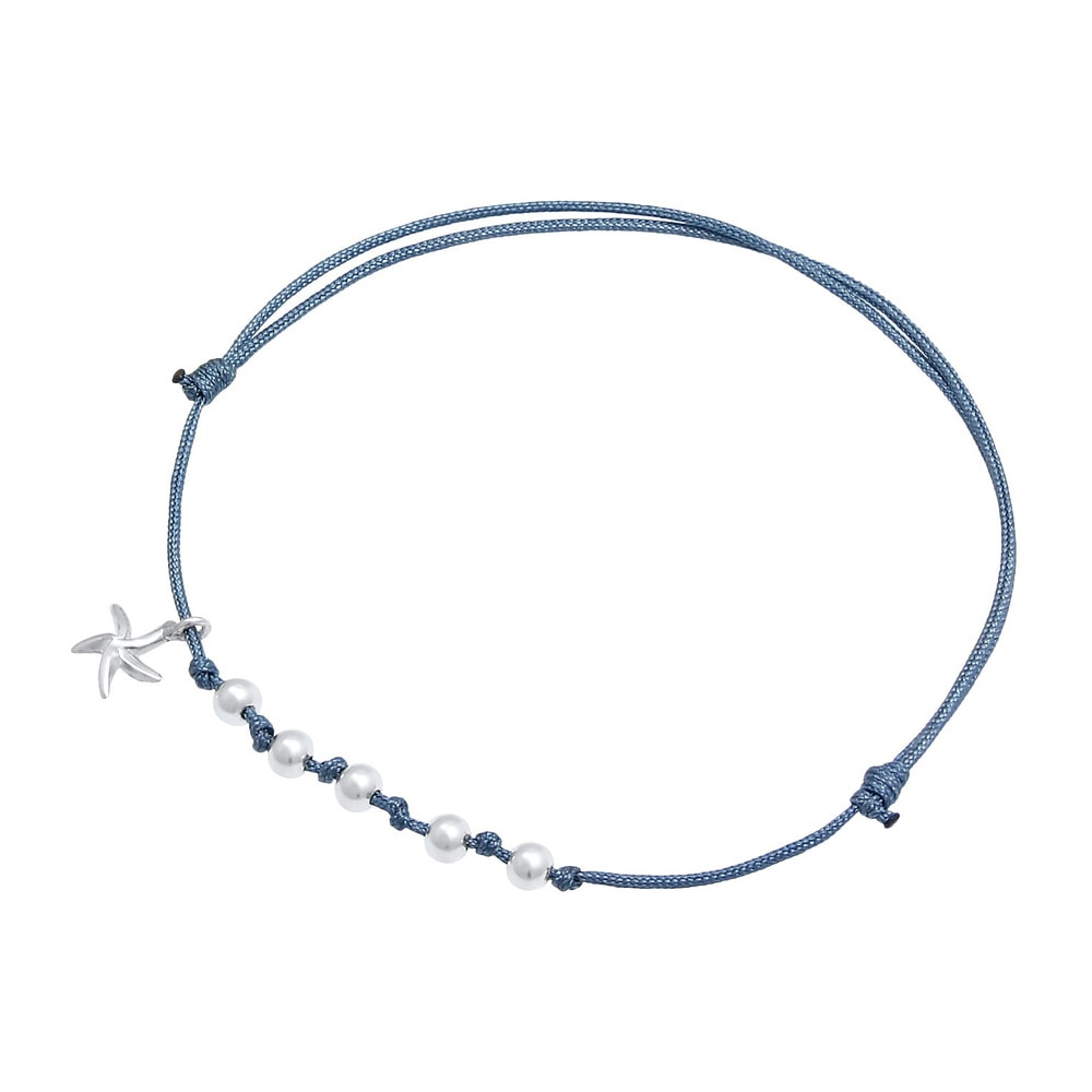Elli Elli Bracelet Mesdames Boules d'étoiles de mer Tendance estivale Réglable en arge Bracelet