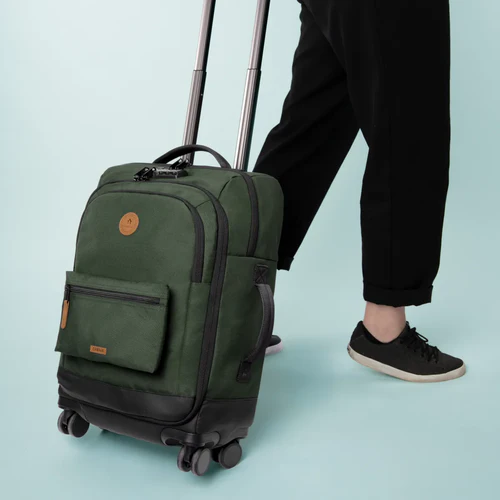 Small Coromandel 4-Wheel Soft Suitcase, Khaki