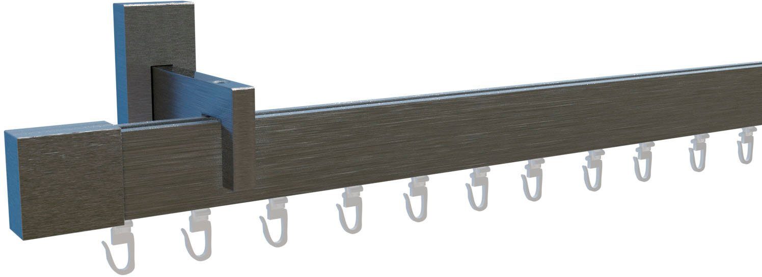 Innenlaufschiene Trend-Line, indeko, Ø 35 mm, 1-läufig, verschraubt, Aluminium, Wunschmaßlänge