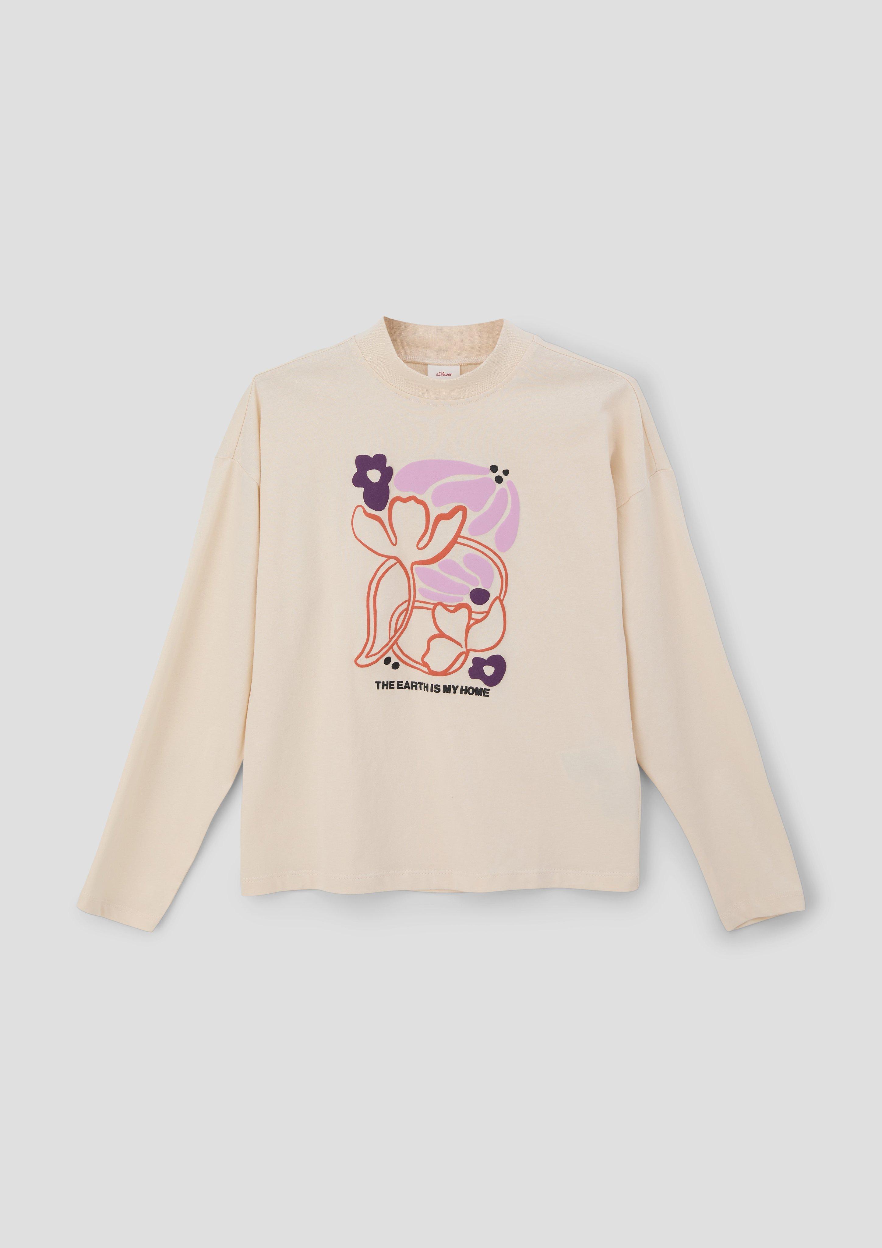 Longsleeve mit Frontprint  2133795-0805