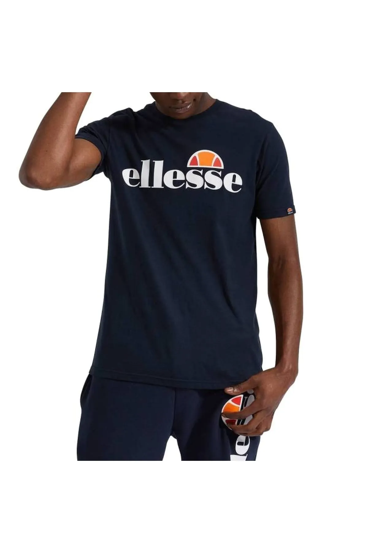 Ellesse  Herren T-Shirt SL PRADO TEE - Kurzarm, Crewneck, Rundhals, Logo-Print