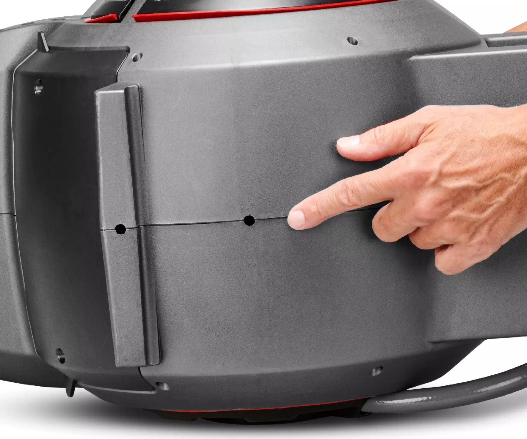 Avvolgitubo cordless Einhell 4173773 GE-HR 18/30-1 Li Solo, batteria e caricabatterie esclusi, nella confezione.
