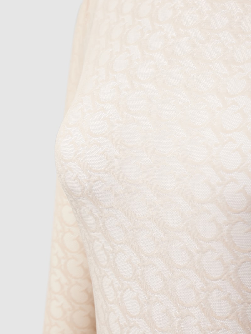 Body mit langen Ärmeln Modell 'EDYTHA' in beige