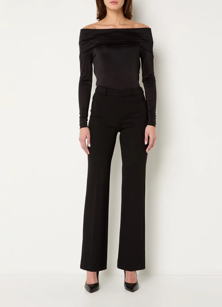DRYKORN  Araya off-shoulder top met stretch