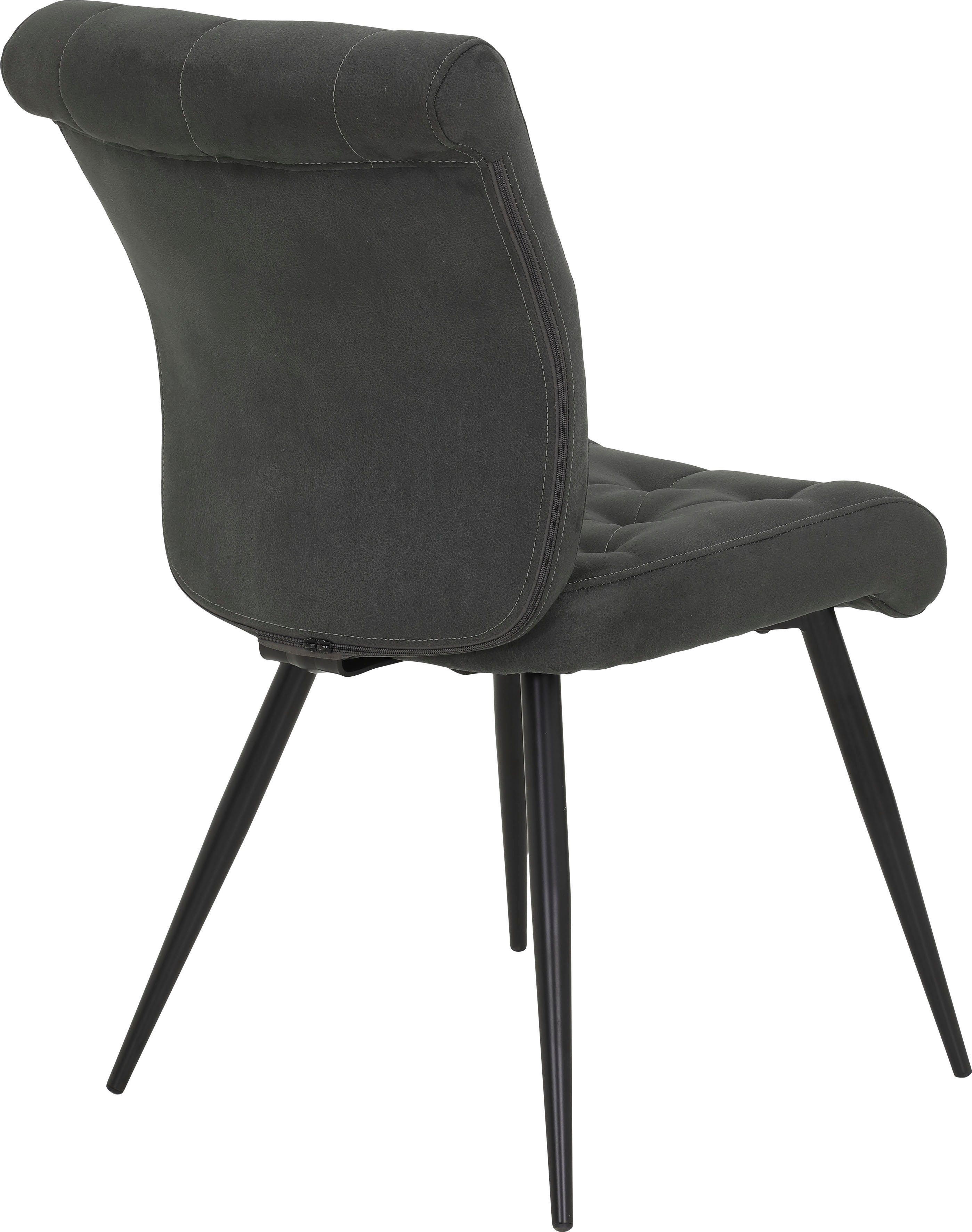 HELA 4-Fußstuhl YARA (Set, 2 St), Komfortrücken beweglich