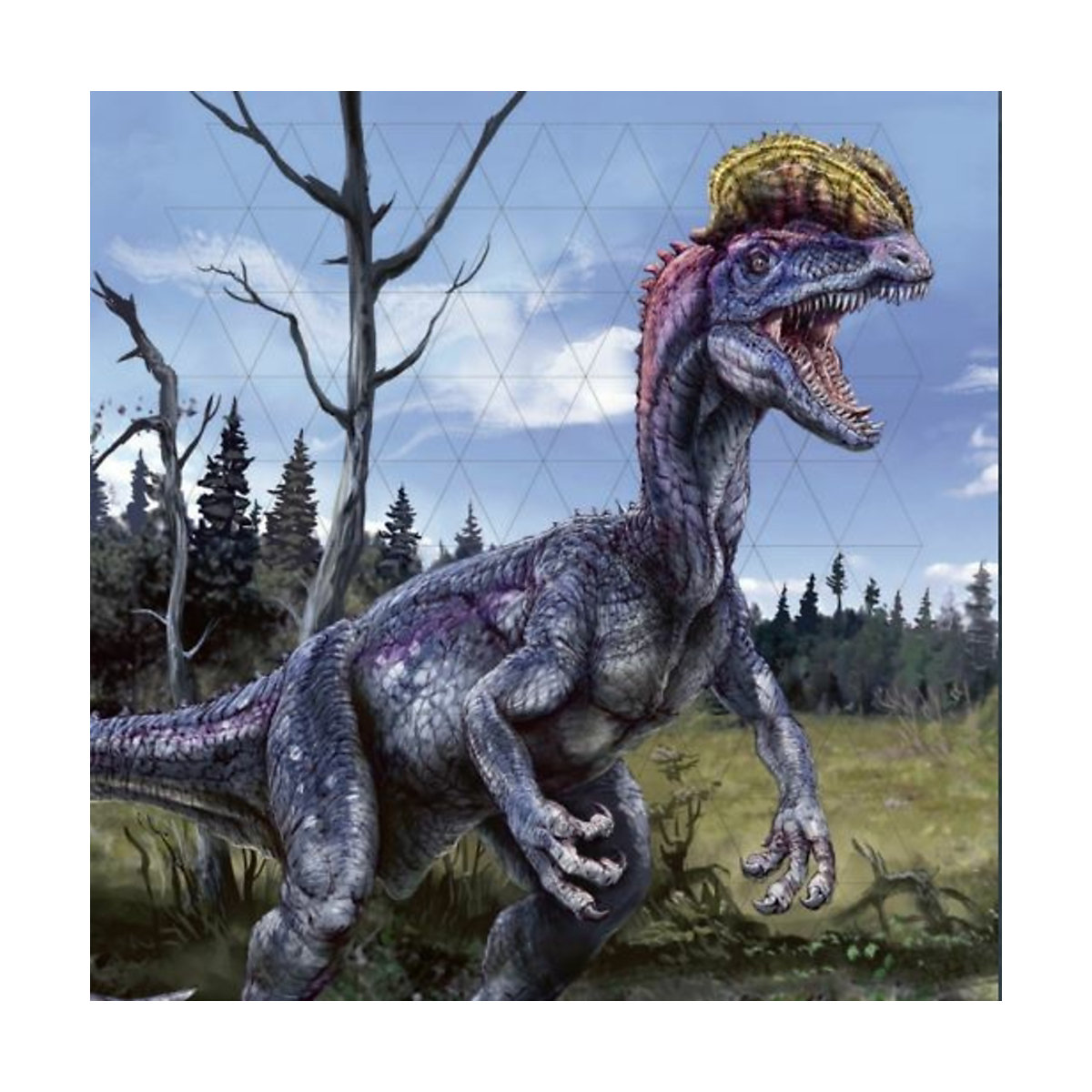 Stickern nach Zahlen T-Rex World