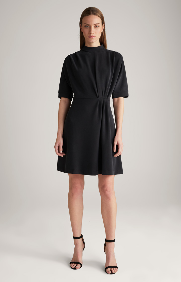 Sweat-Kleid in Schwarz