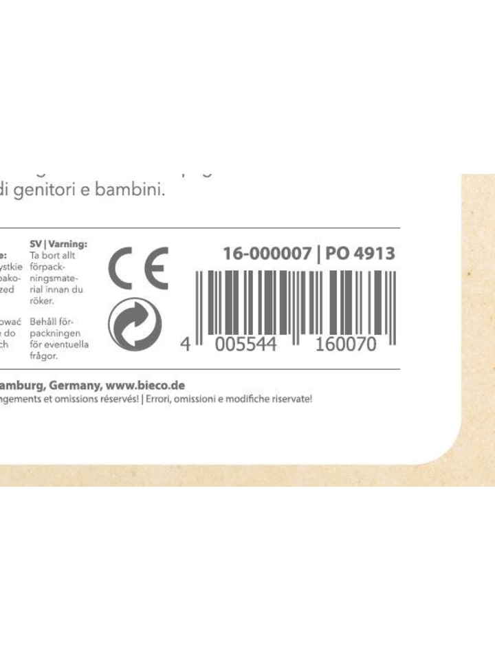 Bieco Spielwaren Kinderwagen Kette Design Reh - ab Geburt in Beige günstig kaufen onesize