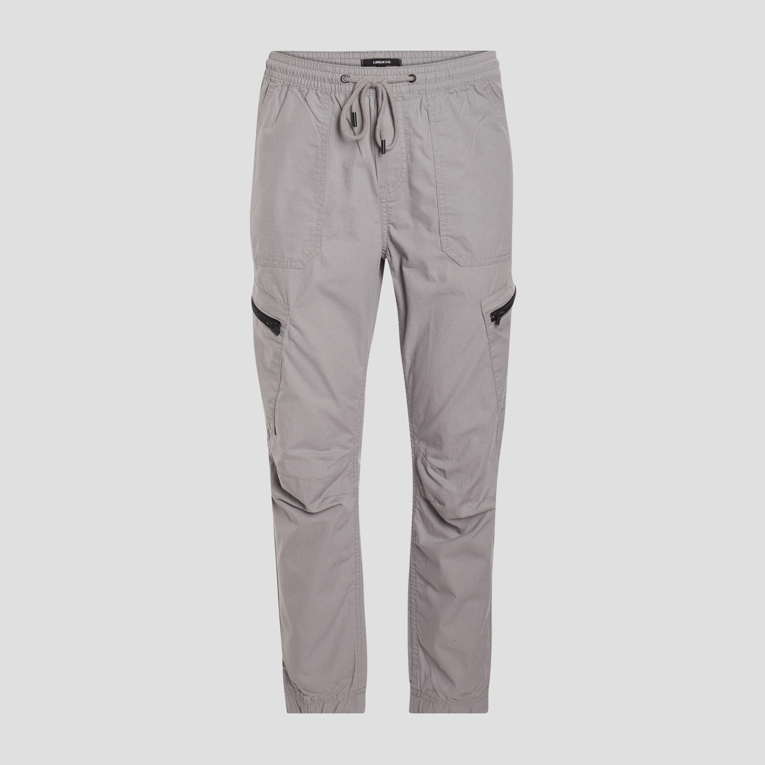 Pantalon cargo à coulisse gris homme | La Halle