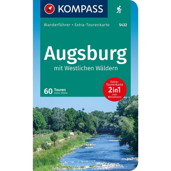 KOMPASS WANDERFÜHRER AUGSBURG MIT WESTLICHEN WÄLDERN