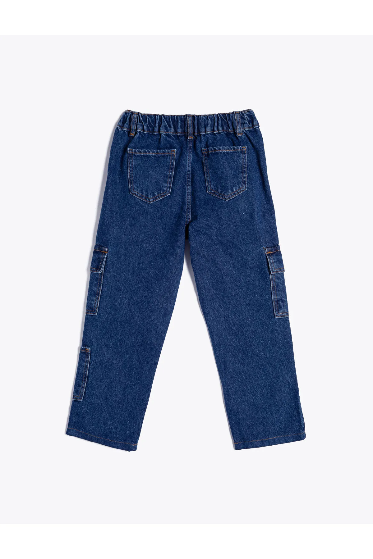 Koton  Cargo-Jeans mit elastischen Taillentaschen und verstellbarer Innenseite aus elastischer Baumwolle