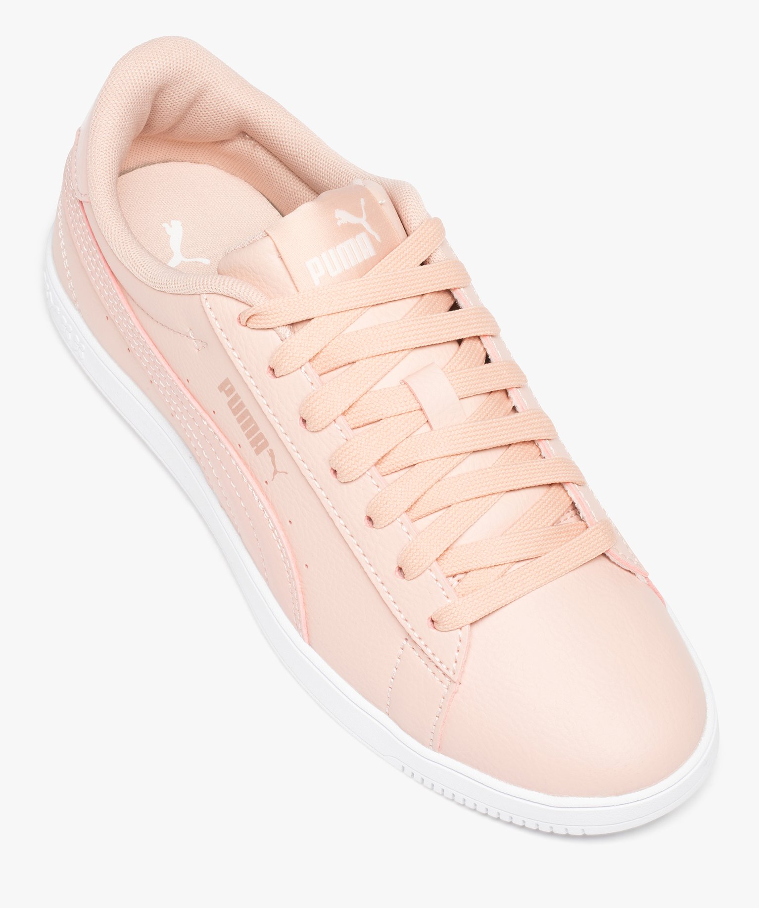 Baskets femme à lacets unies – Puma Vikkylopro beige | GEMO