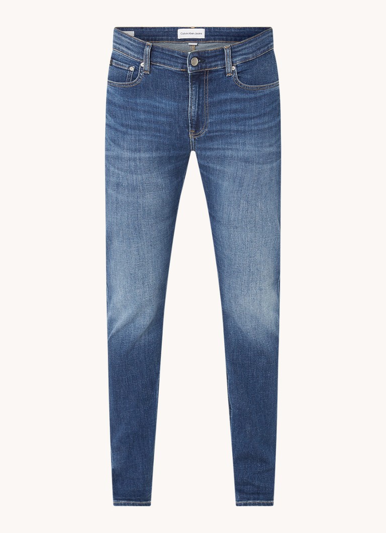 Calvin Klein slim fit jeans med sidelommer