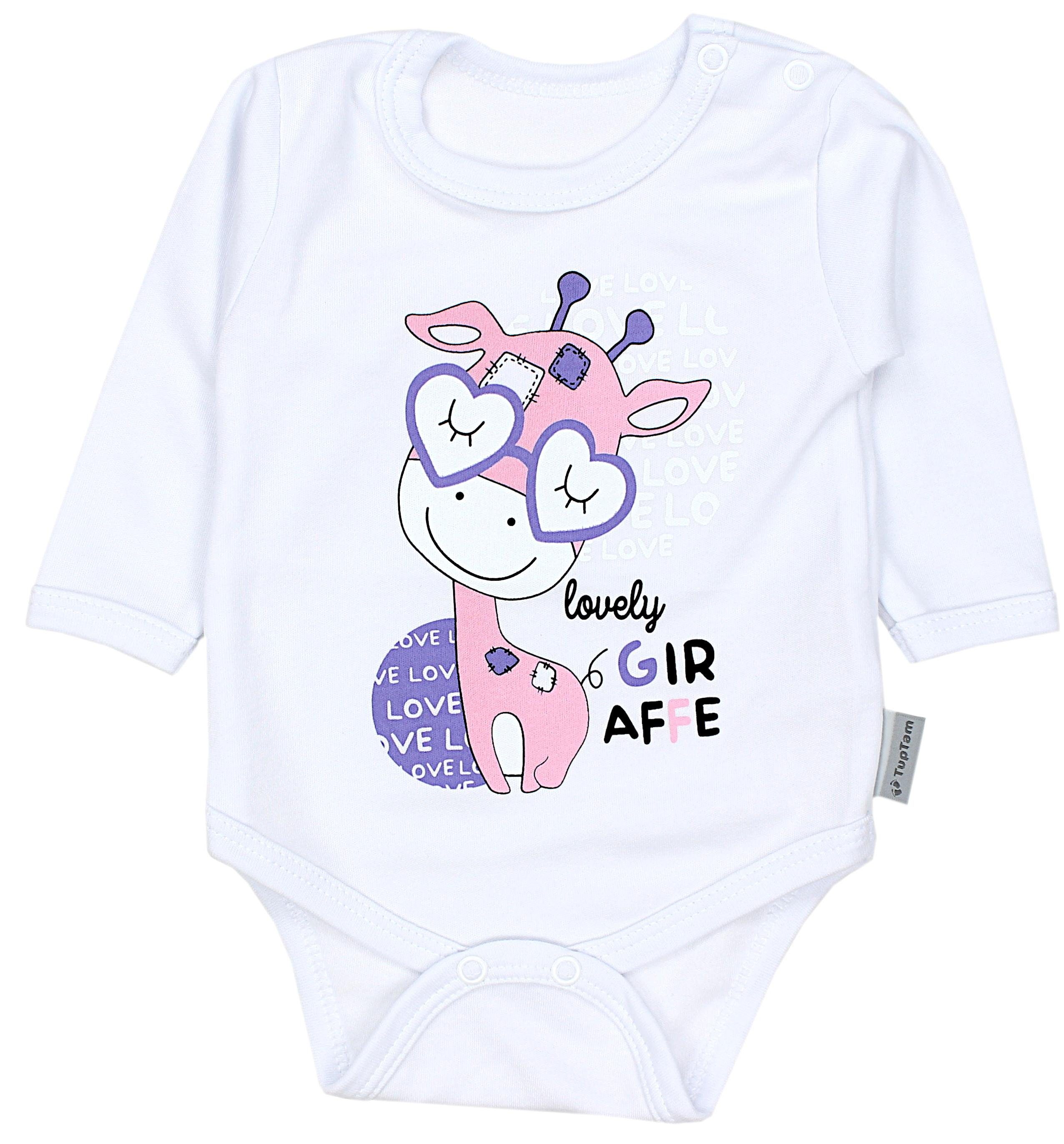 TupTam Langarmbody TupTam Mädchen Baby Body Langarm Unifarben 5er Pack