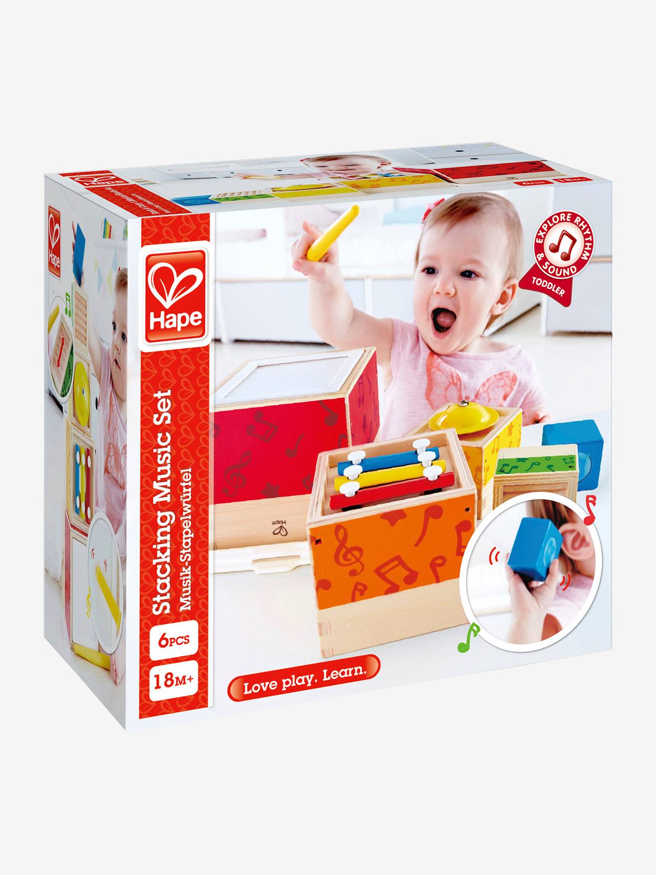 Hape Musik-Stapelwürfel HAPE - mehrfarbig
