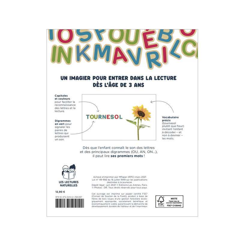 Livre Mes premiers mots à lire tout seul Niveau 2 - Les Arènes