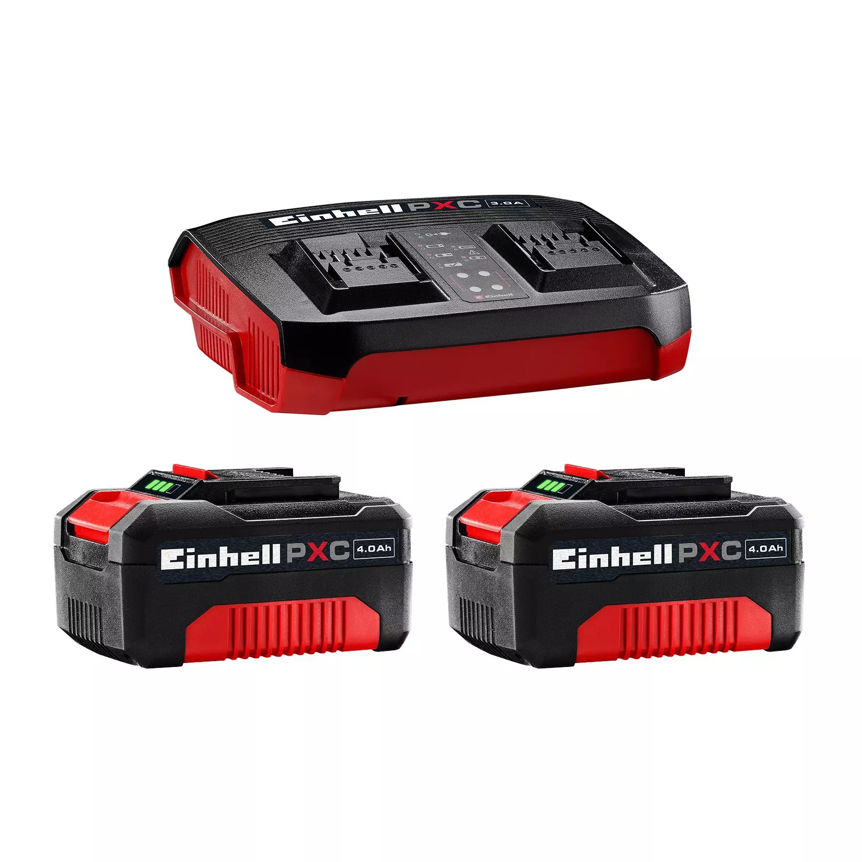 Einhell 4512112 18 V/4,0 Ah početni komplet 2 baterije i DUO punjač