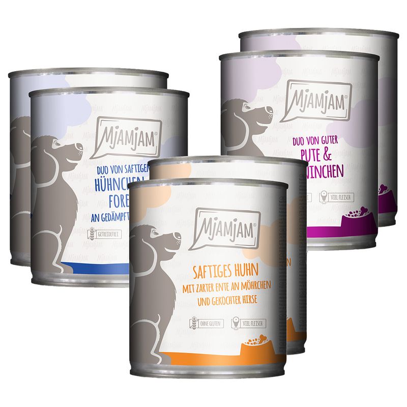 Sparpaket MjAMjAM Adult Hund 12 x 800 g