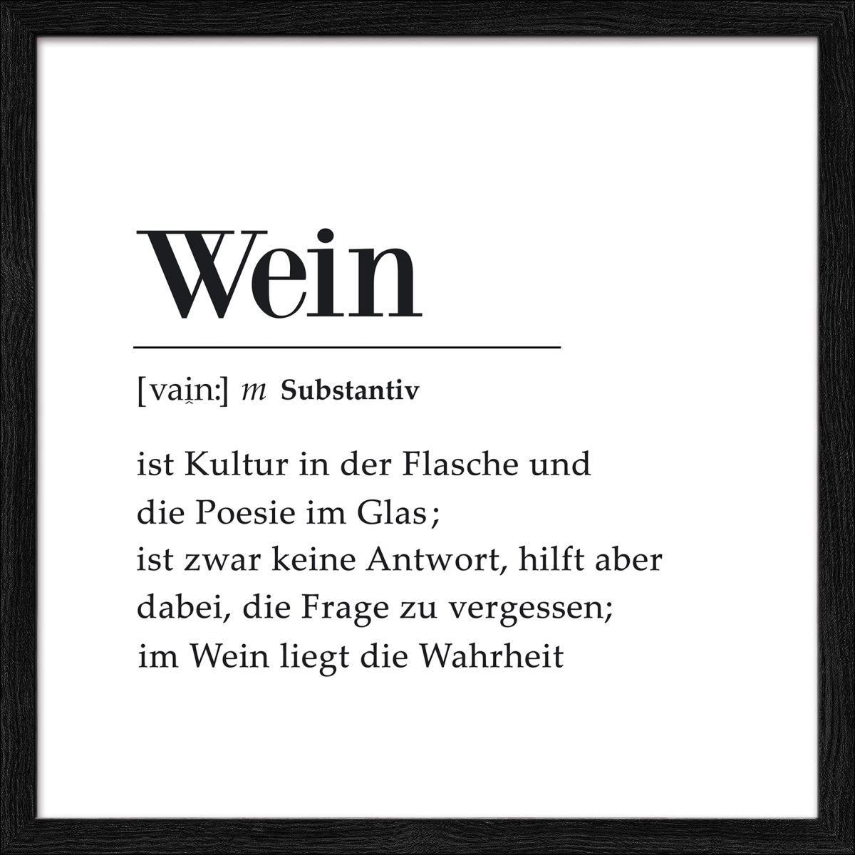 Bild Framed-Art Slim Scan Rotwein