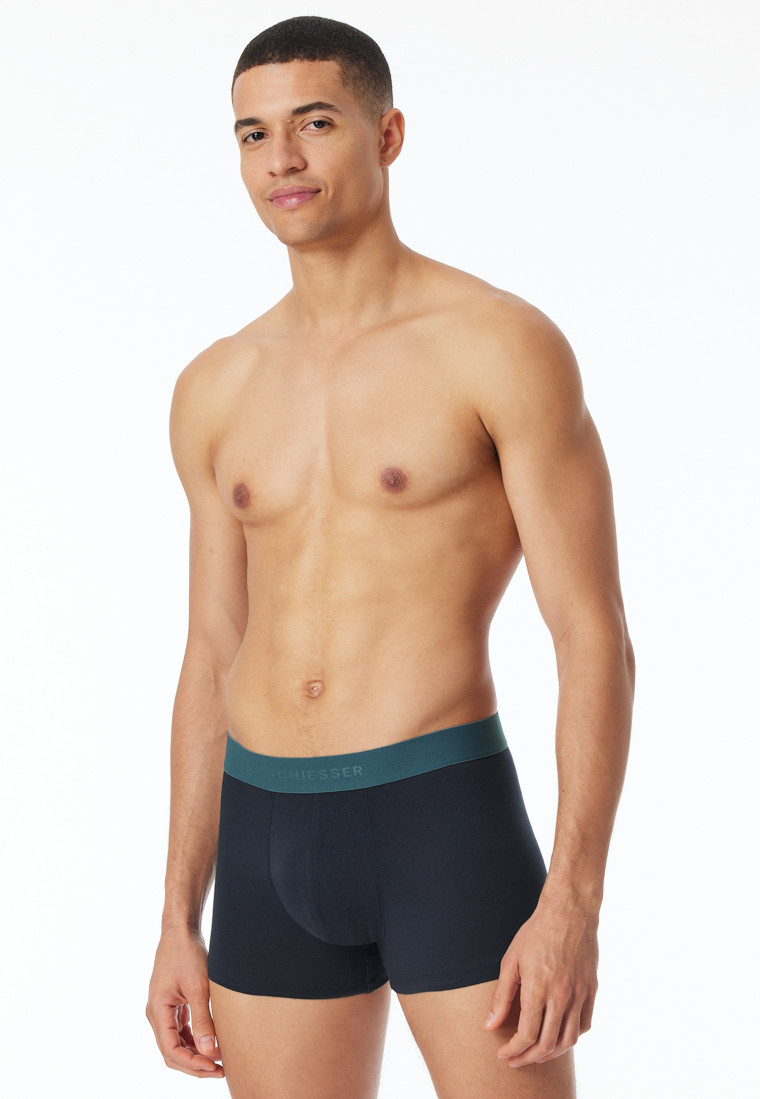 Shorts 3er-Pack Organic Cotton Webgummibund mehrfarbig - 95/5