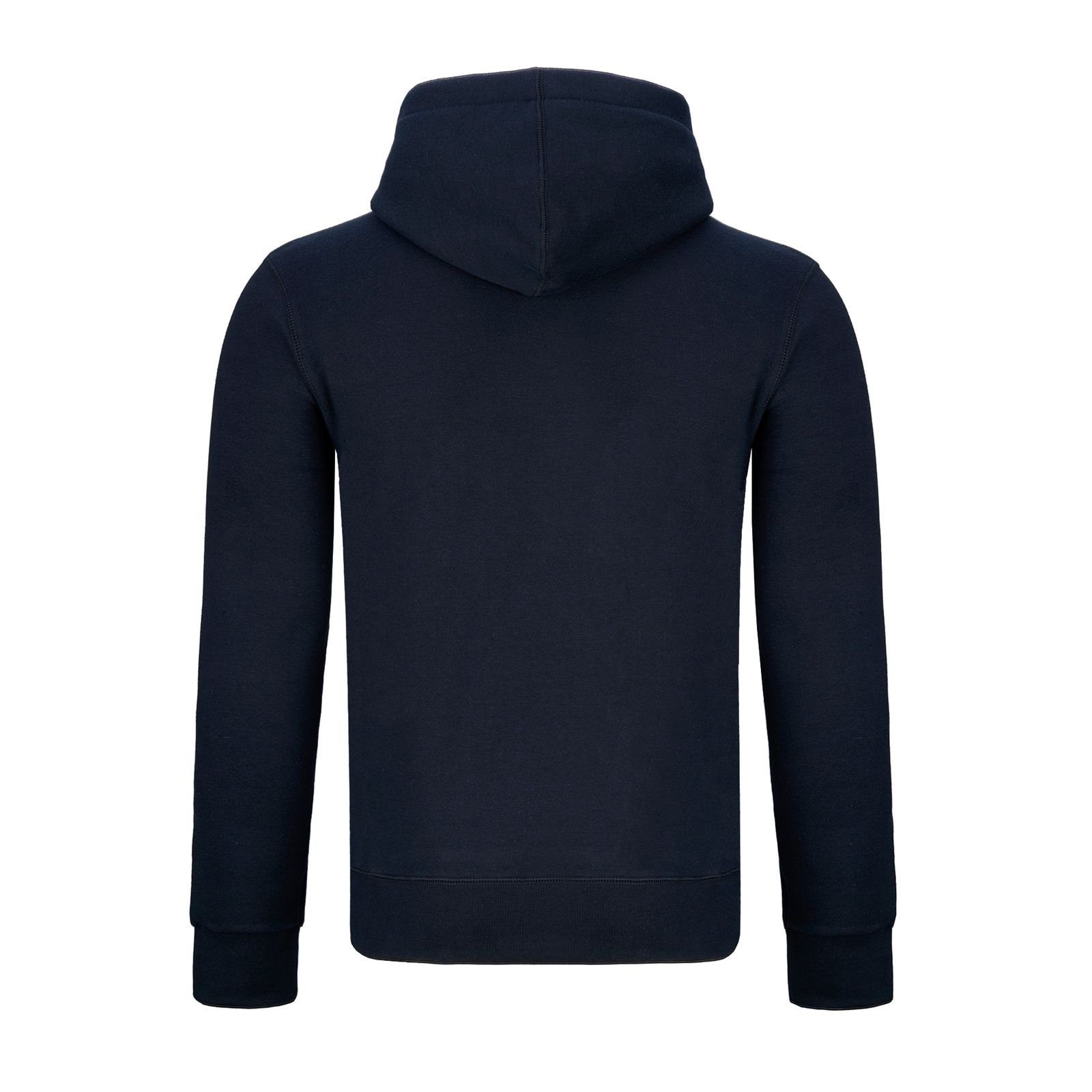 O'Poppy Jogginganzug Herren Lederpatch navy (2-tlg), mit Kapuze, Eingriffstaschen und Lederpatches