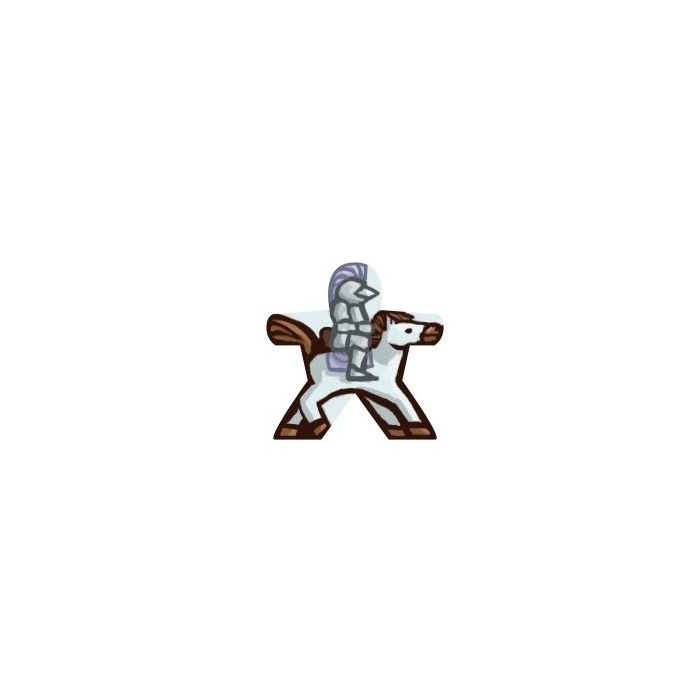 Ritter auf Pferd
