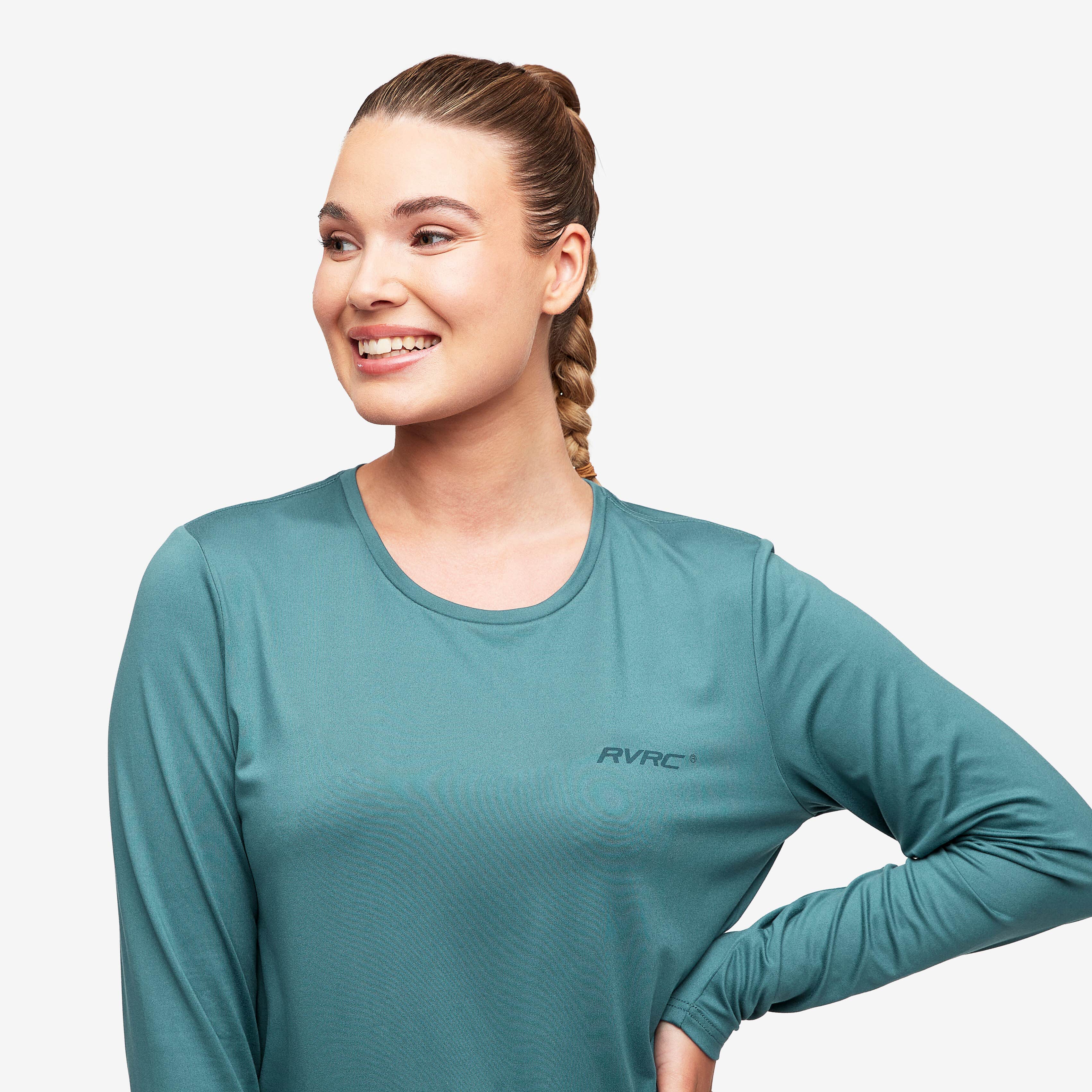 Vagabond Long Sleeve Tee Femme Ocean Teal