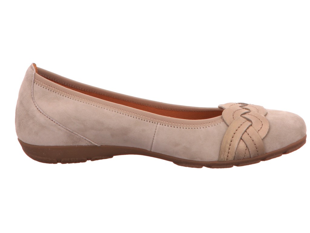 GABOR Ballerinas braun Gabor Fashion sportliche Ballerinas 44.1