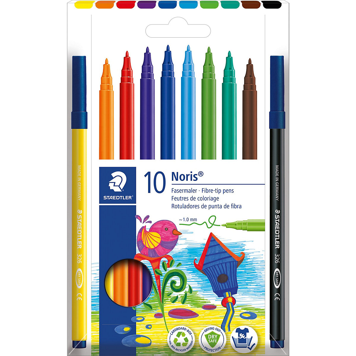 Filzstifte Noris®, 10 Farben