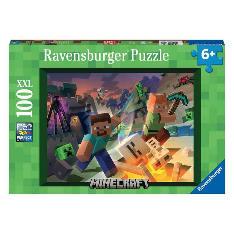 Puzzle monstres de Minecraft 100 pièces XXL