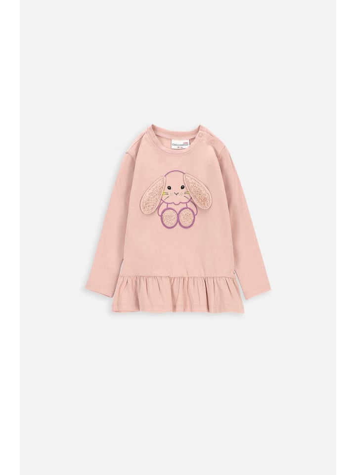 Coccodrillo Langärmeliges T-shirt in gedämpftes Rosa günstig kaufen 62