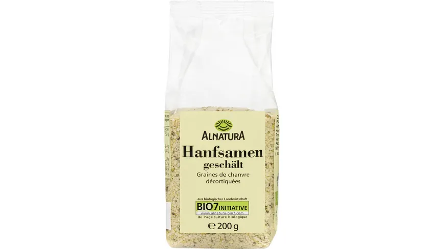 Alnatura Bio Hanfsamen geschält 200 g