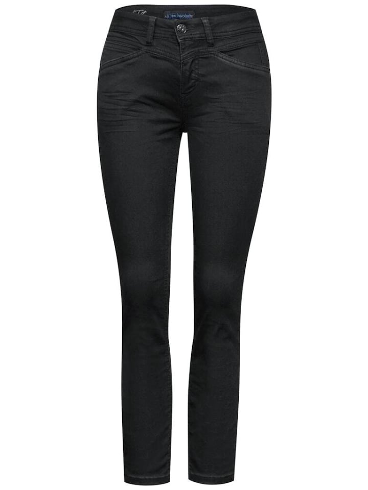 Street One Jeans in clean black wash günstig kaufen