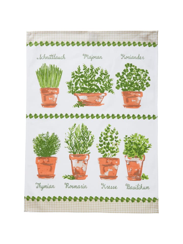 Erwin Müller Geschirrtuch-Set 5-tlg. in Kräuter günstig kaufen onesize