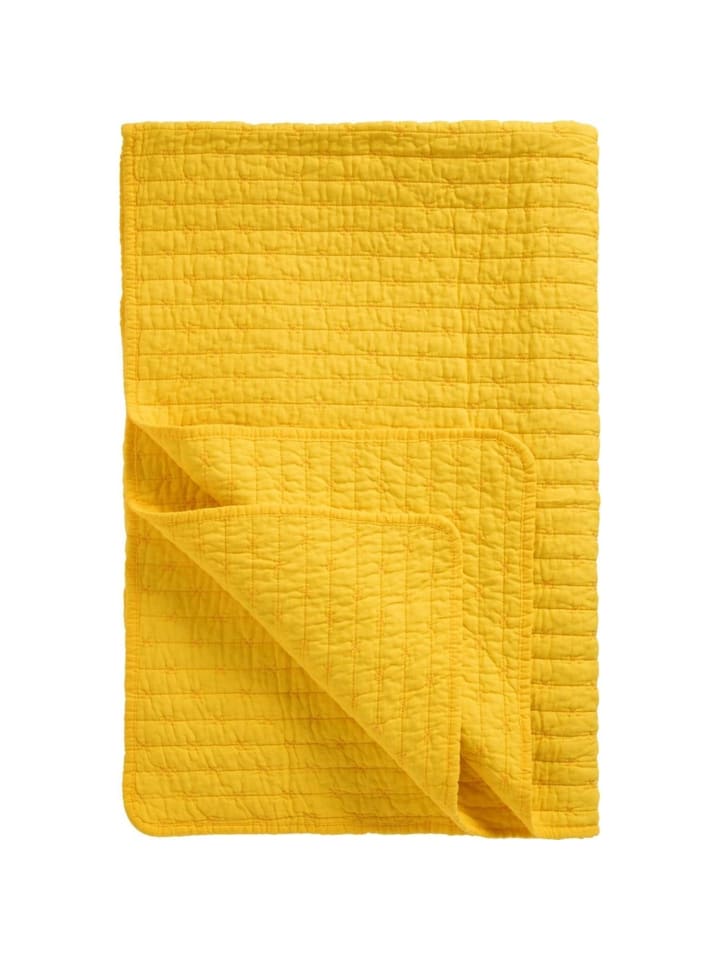IB Laursen Baumwoll-Quilt mit Kreuzstichen in gelb günstig kaufen onesize